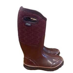 Women's BOGS Classic Tall Boots sz 6 Insulated Waterproof Winter Boots